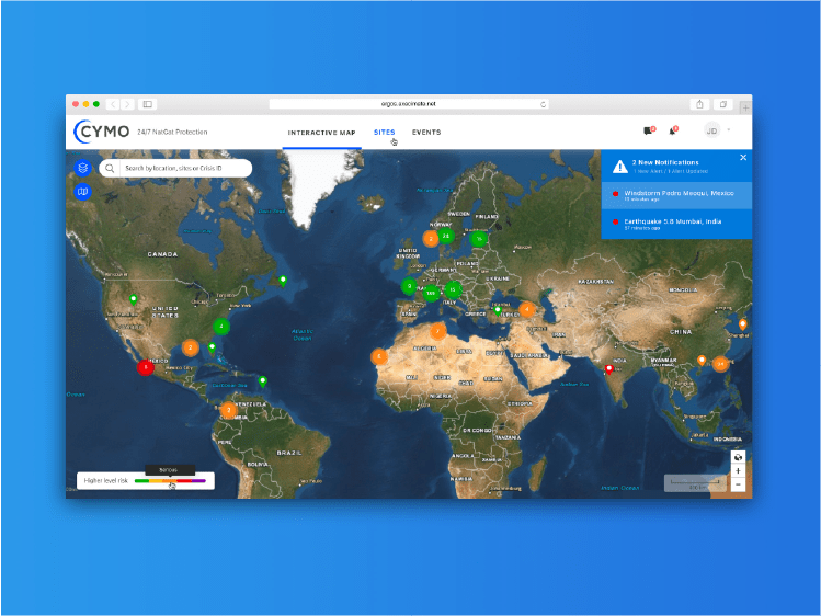 Plateforme climatique Cymo - AXA Climate